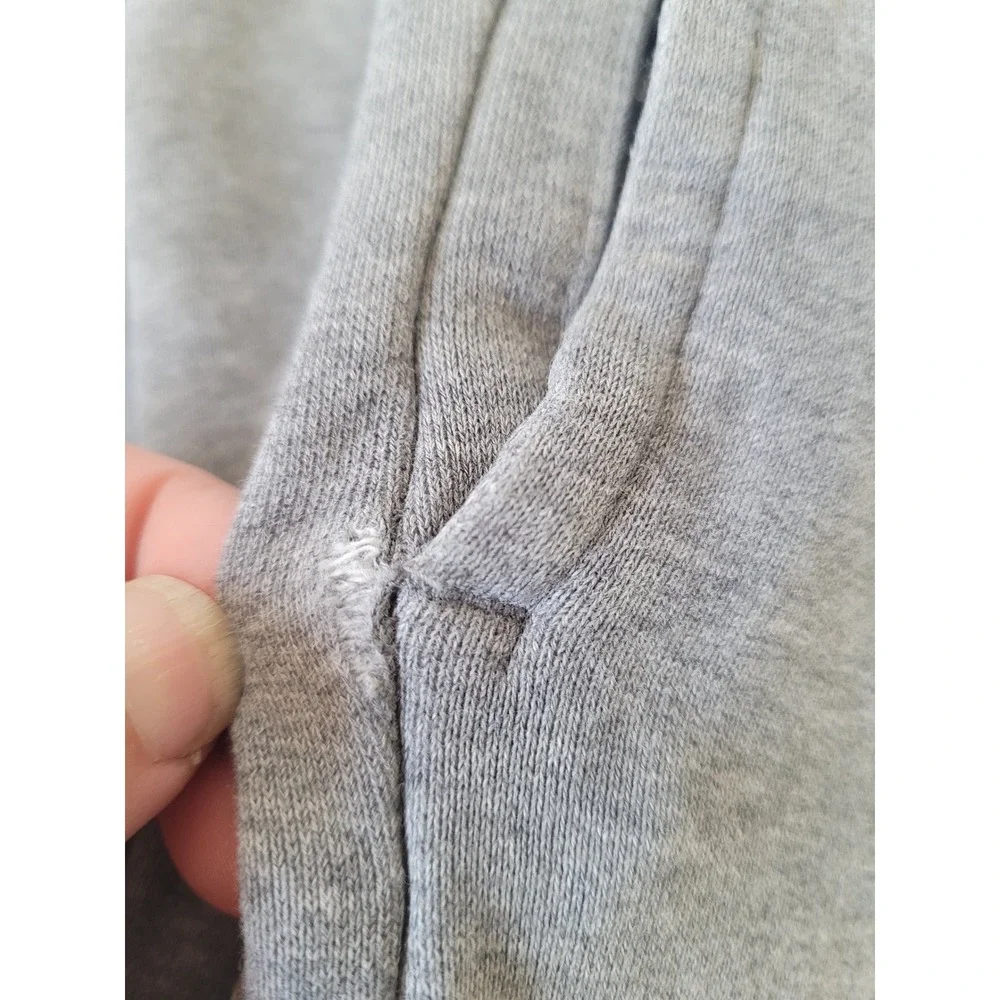 Nike Kyrie Irving Sweatpants Gray Mesh Pocket Drawstring Basketball Boys‎ #9